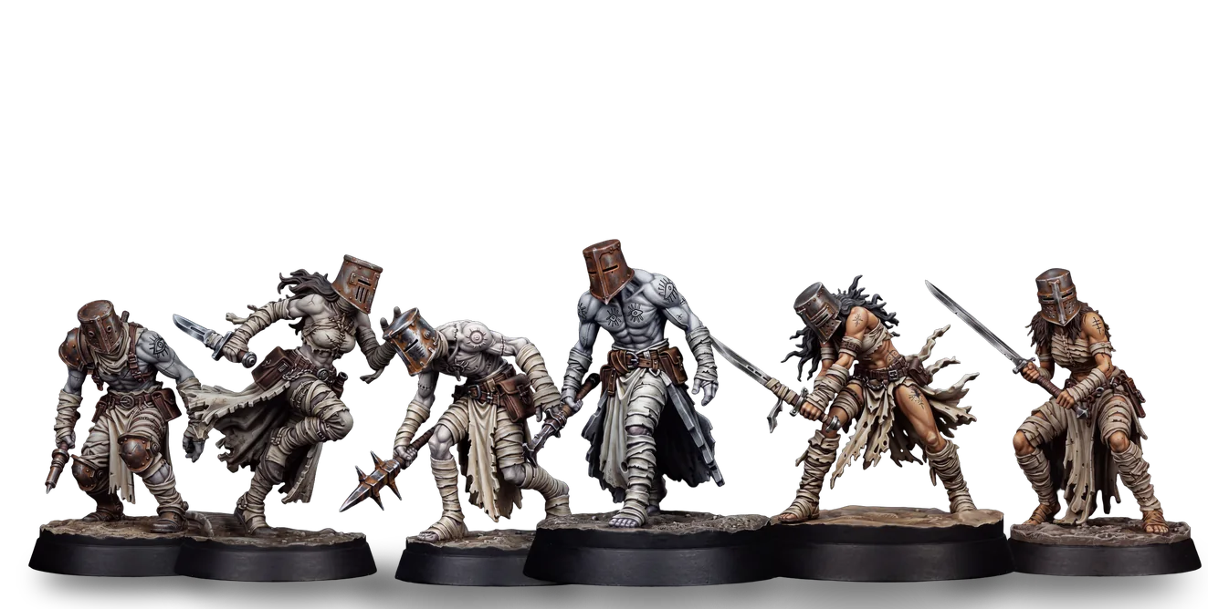Forsaken, 6 painted sculpts